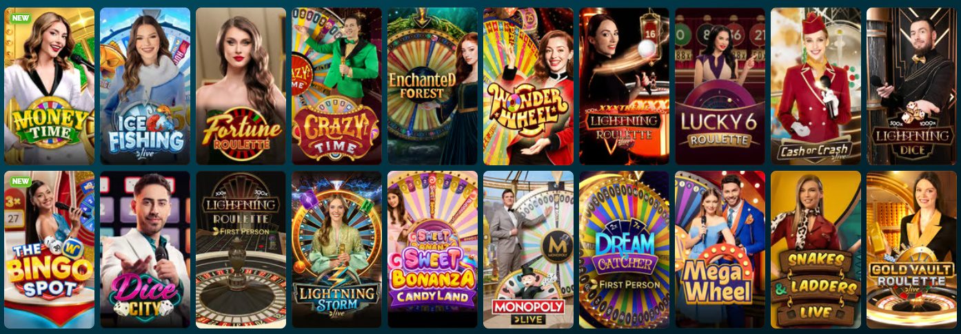 Жива гра в Vegas casino